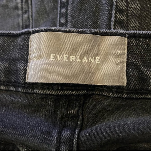 Everlane Mid Rise Skinny Jean Charcoal Grey 25 Regular - Picture 3 of 7